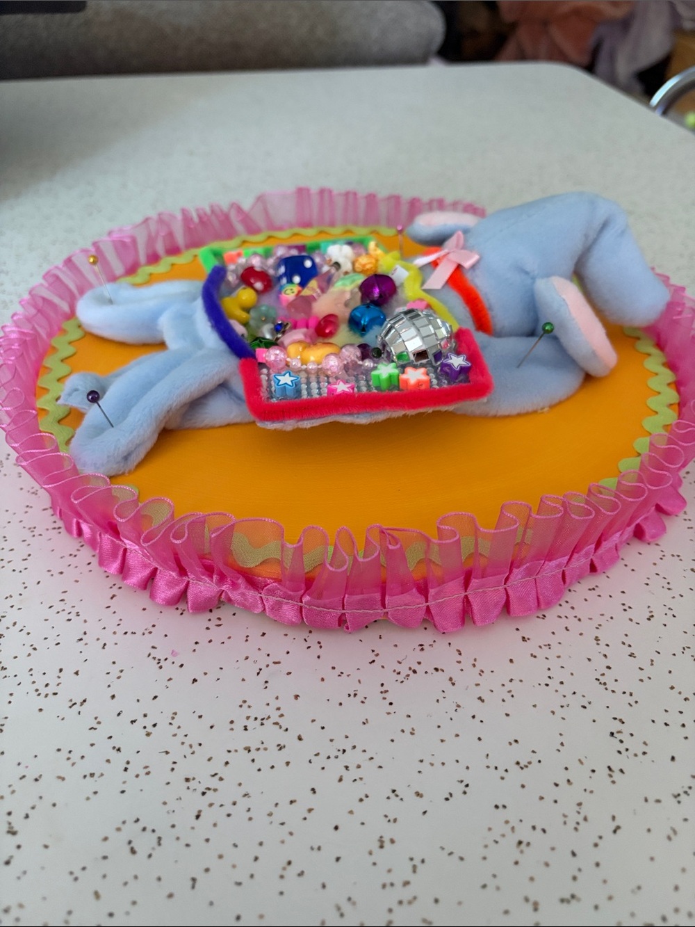 Elephant beanie baby taxidermy - Picture 2 of 2